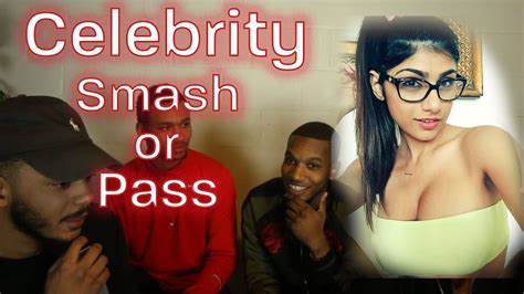 Celebrity Smash Or Pass Challenge Task4rce Edition Youtube