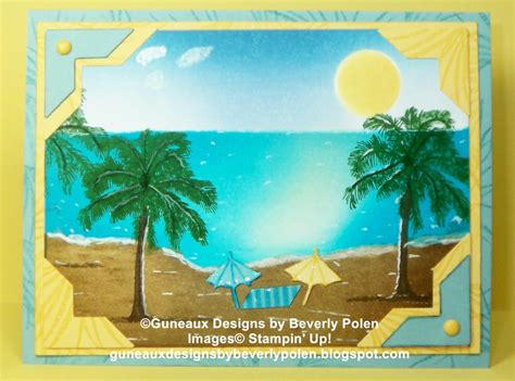 For this card, i used the following die sets: Guneaux Designs by Beverly Polen: Stampin' Up! Greeting ...
