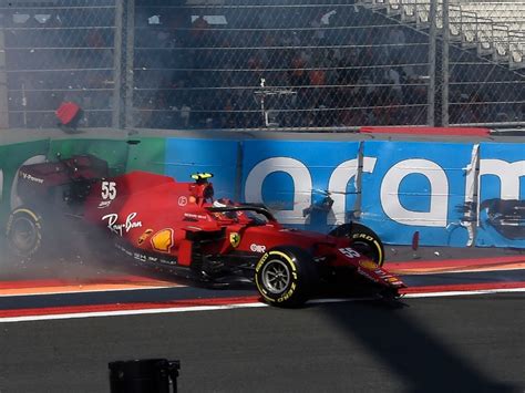 Formel 1 Startaufstellung Zandvoort Training 3 Crash Von Ferrari