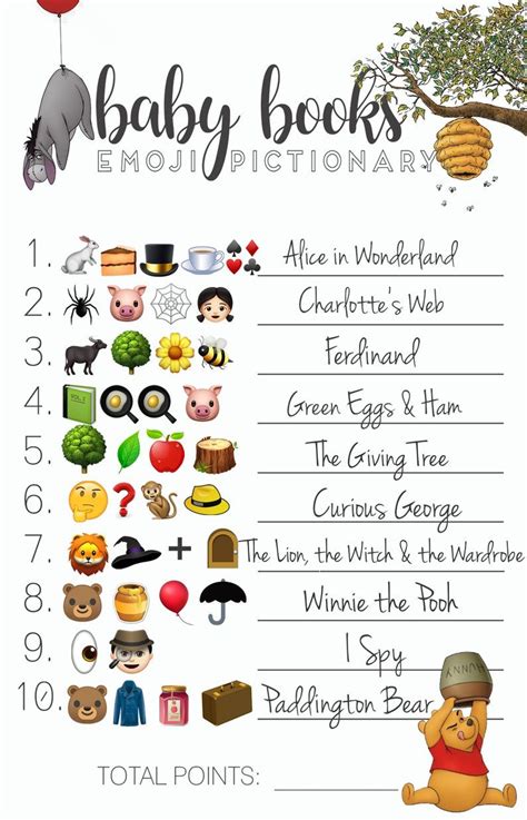 Jerry had a hall of fame surprise before the hall of fame game. Baby Shower EMOJI PICTIONARY guessing game with answers ...