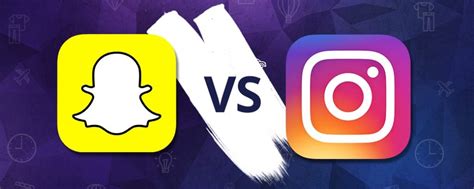 snapchat vs instagram free infographic 2017