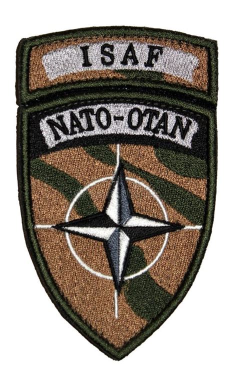 Isaf Nato Patch Editorial Photography Image Of Black 13886252