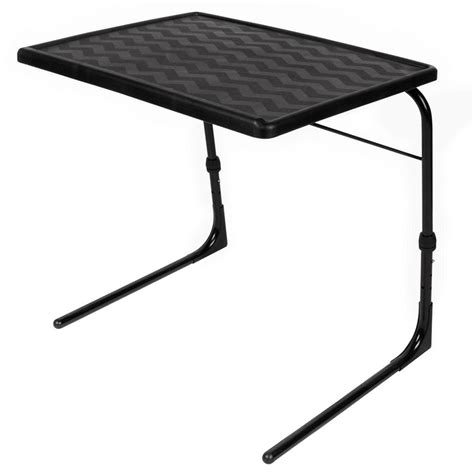 Table Mate Xl Plus Tv Tray Extra Large Folding Table Black Walmart