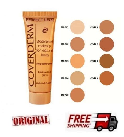 Coverderm Perfect Legs 9 Shades To Choose Waterproof Make Up 50ml Ebay