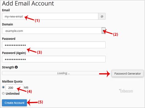 How Do I Create An Email Account In Cpanel Knowledgebase Enbecom
