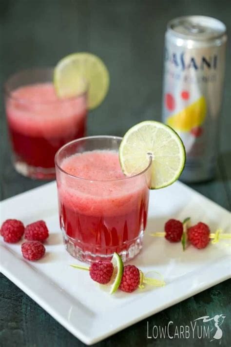 Make Any Day Special With This Low Carb Sparkling Raspberry Limeade