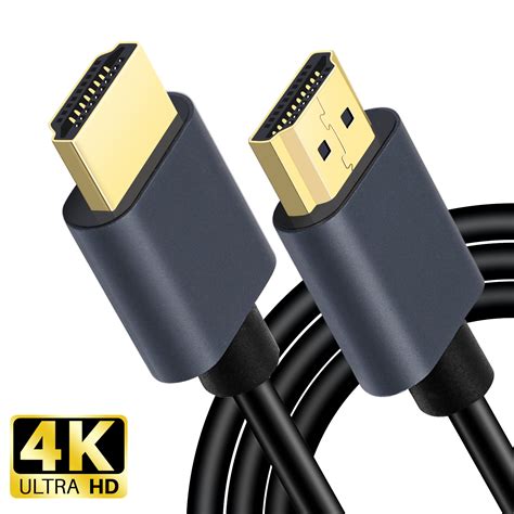 6.6FT HDMI to HDMI Cable Cord for TV, 4K, TV Video Cable Support 1080p HD - Walmart.com ...