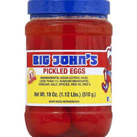 Big Johns Eggs Pickled 18 Oz Instacart