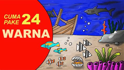 Kalian tentu pernah diminta guru sekolah dasar untuk menggambar pemandangan. RAHASIA cara menggambar dan mewarnai pemandangan bawah ...