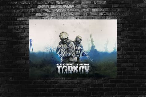 Escape From Tarkov Poster Wall Art Wall Decor Canvas Print Etsy