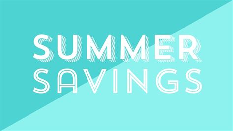 Summer of HAPPY // Summer Savings! - YouTube
