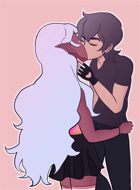 Modern Keith And Princess Alluras Kiss From Voltron Legendary Defender