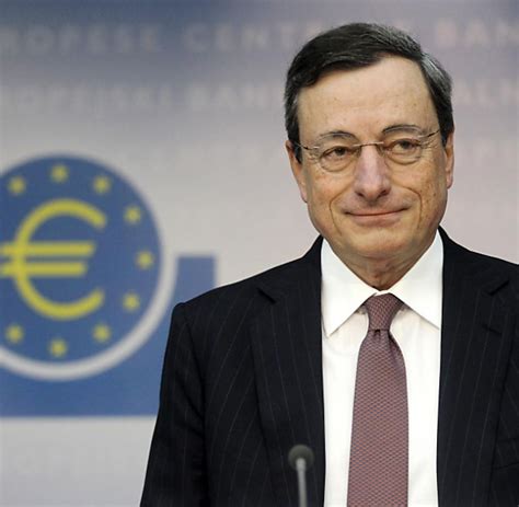 Draghi treibt den konzentrationsprozess der wirtschaft. EZB: EZB-Präsident Draghi gibt den Konjunkturoptimisten - WELT