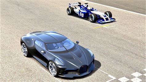 The official twitter account of sky sports f1. Bugatti La Voiture Noire vs Williams F1 2004 - Imola - YouTube