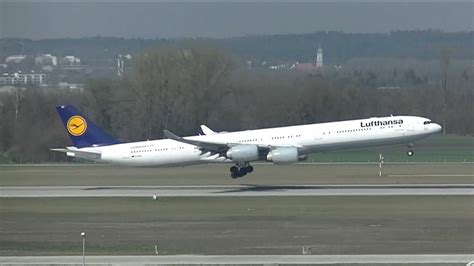 Lufthansa Airbus A340 300 And A340 600 Special Landings Takeoff And