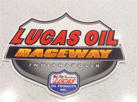 Lucas Racing Oil Sticker Big Size Drag Drift Muscle V8 Nascar Holden