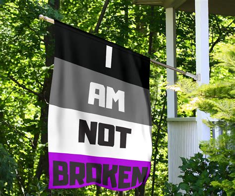 asexual flag i am not broken international asexuality day lgbt merch a