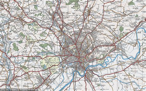 Old Maps Of Nottingham Nottinghamshire Francis Frith