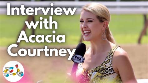 Interview With Acacia Courtney Of NYRA And FoxSports YouTube