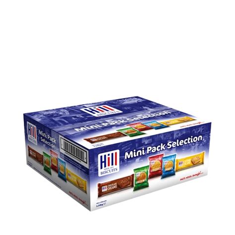 Hill Biscuits Mini Pack Selection 20 X 5 Types Of Biscuits 20 X 5 Types