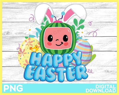Easter Cocomelon Png Bundle Cocomelon Easter Png File For Etsy Ireland