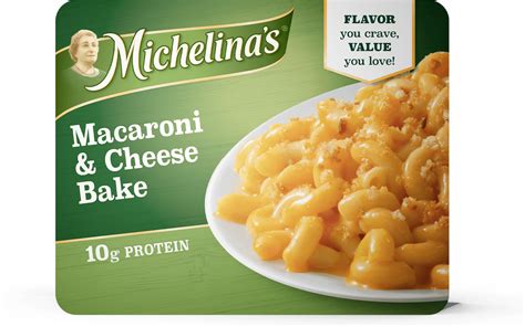Macaroni And Cheese Bake Michelinas Frozen Entrees