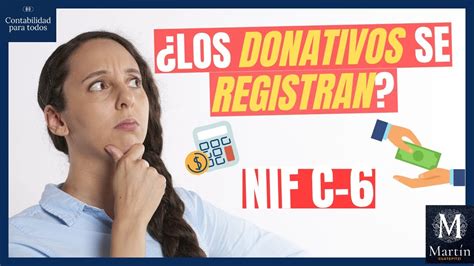 Nif C 6 Registro Contable De Donativos Donativos 💵💴