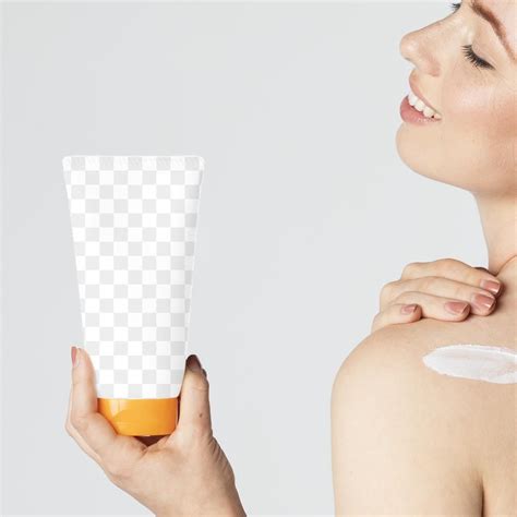 Cheerful Woman Holding A Cream Tube Container Mockup Premium Image By Rawpixel Com Mckinsey