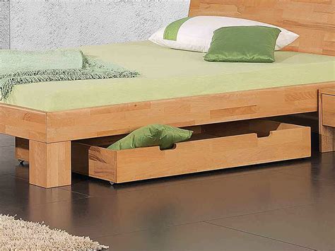 Bett selber bauen für ein individuelles schlafzimmer. Modular Bettzeugschublade auf Rollen Trino, Buche massiv, BxHxT 120 x 16 x 80 cm | Betten ...