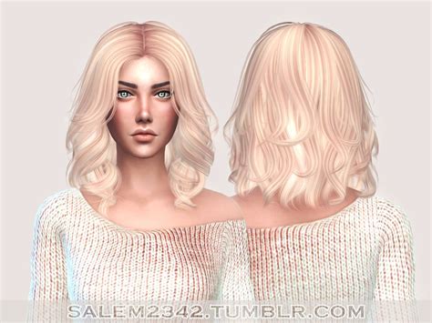 Anto Hair Mollie Retexture Ts4 Standalone 24 Swatches Mesh Is