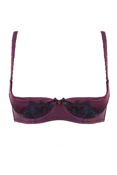 Marlene Wine 14 Cup Bra With Lace Curve Playful Promises Usa