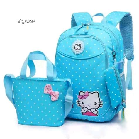 Jual Tas Sekolah Anak Perempuan Hello Kitty Di Lapak Grosir Tasdompet