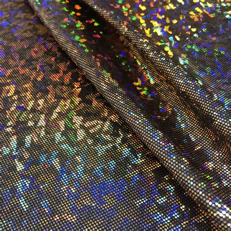 Kaleidoscope Holographic Spandex Hologram Fabric Pine Crest Fabrics