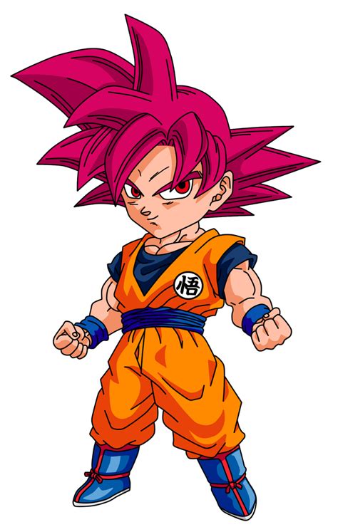 Chibi Goku Ssj God By Finn487 On Deviantart Chibi Ý Tưởng Hình Xăm