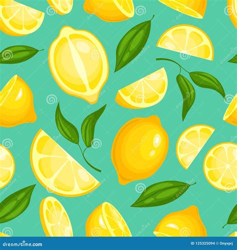 Fruit Lemon Citrus With Leaves Isolated On White Background Hand Drawn