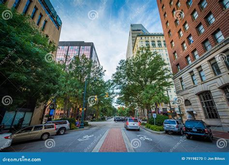 Main Street In Downtown Columbia South Carolina Editorial Image