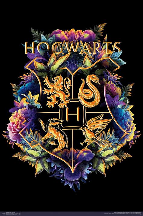 The Wizarding World Harry Potter Floral House Crests Harry Potter