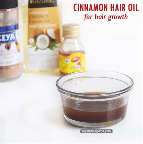 CINNAMON HAIR OIL FOR FASTER HAIR GROWTH | THE INDIAN SPOT