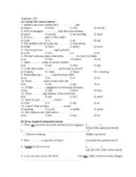 Reading comprehension just the right size: English worksheets: grammar grade 7