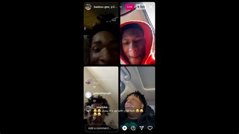 Badkid Mykel On Ig Live With 4kt Members And Los Da Savage Nba Youngboy