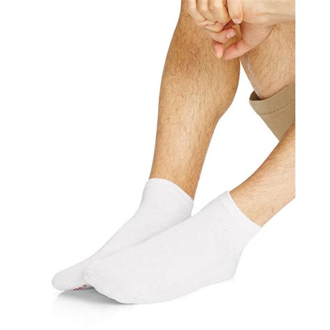 Hanes Mens 6 Pack Classics Ankle Sock 038257752618