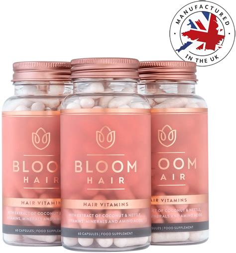 It is one of the 12 vitamins in the vitamin b family which helps to repair brittle strands and improves the overall health and texture of your natural hair. BLOOM HAIR Vitamins for Fast Hair Growth & Health with ...