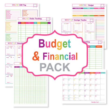 8 Best Images Of Home Finance Printable Bill Organizer Printable