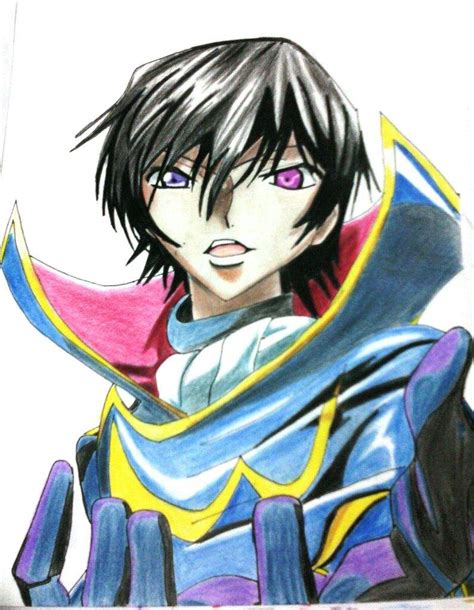 Como Dibujar A Lelouchcode Geass Dibujarte Amino