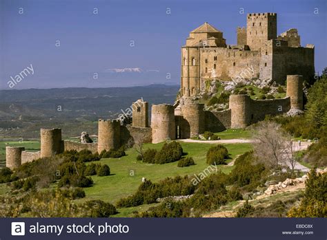 Loarre Castle Hoya De Huesca Aragon Spain Stock Photo