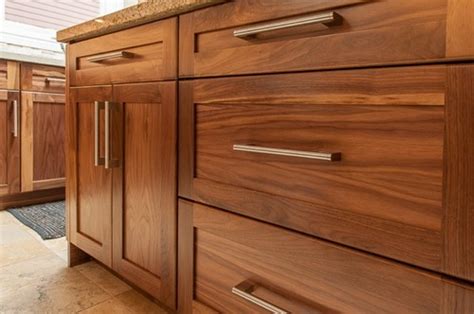 What color to paint the wooden floor is always an individual question, but several basic rules can be deduced. Has a stain been added to the walnut wood cabinets? if so what color?