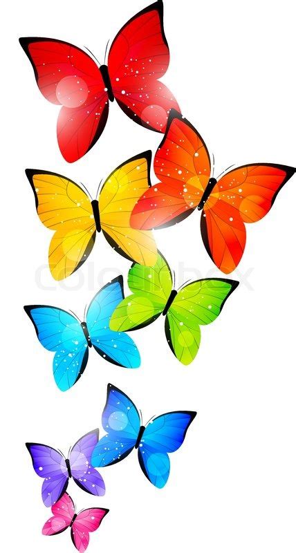 Rainbow Butterfly Clipart Border 20 Free Cliparts Download Images On