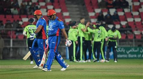 Afghanistan Vs Ireland 1st T20 Highlights Afghanistan Win By 5 Wickets