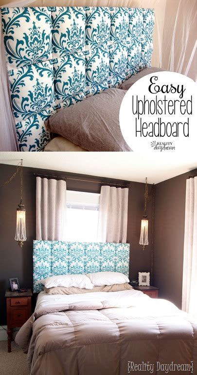 Easy Upholstered Tufter Headboard Tutorial Reality Day Dream