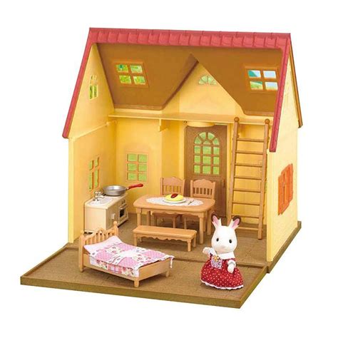 Living room, bedroom, dining room, patio Calico Critters Cozy Cottage Starter Home Set | Cozy ...